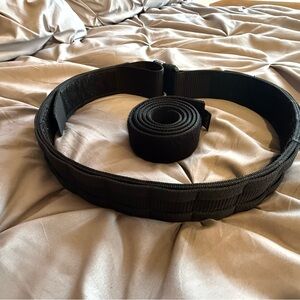 Tacnex Black Nylon tactical belt. Size small. New.